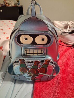 Loungefly WonderCon Limited Edition Futurama Bender Cosplay Mini Backpack